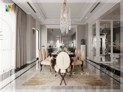 Danh sách mẫu nội thất chung cư tân cổ điển ấn tượng 