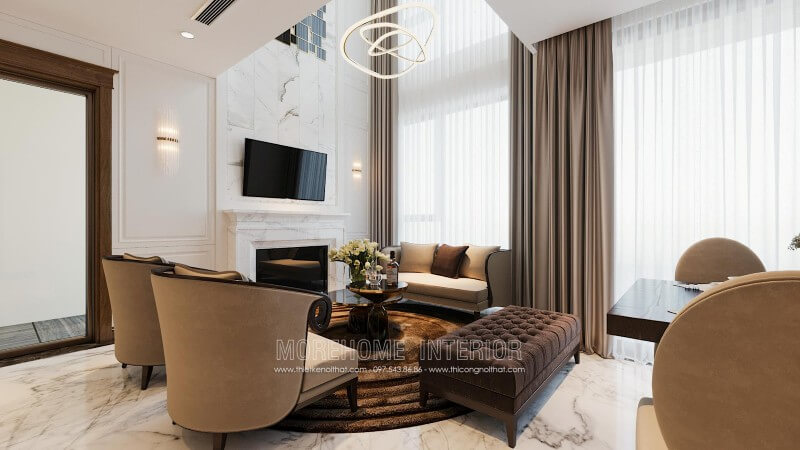 Điểm qua những mẫu thiết kế trang trí phòng khách sang trọng, quý phái 